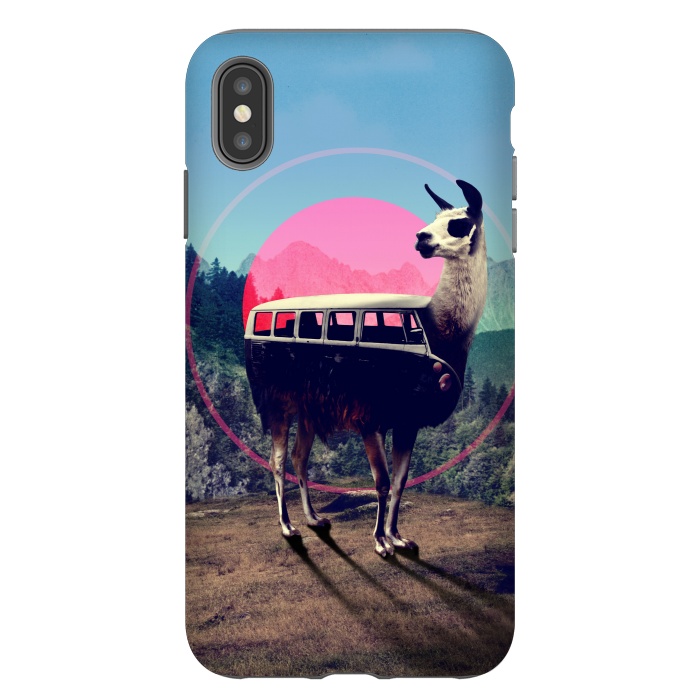 iPhone Xs Max StrongFit Llama Van by Ali Gulec
