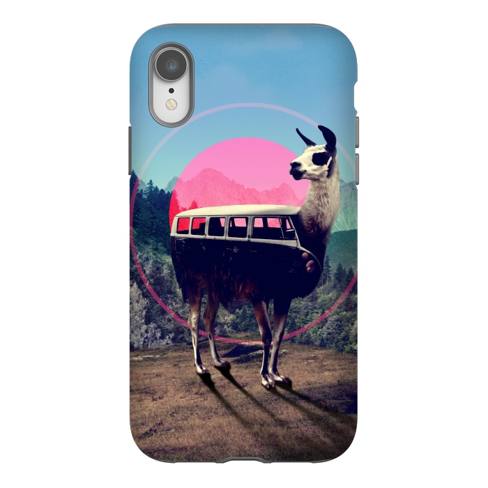 iPhone Xr StrongFit Llama Van by Ali Gulec