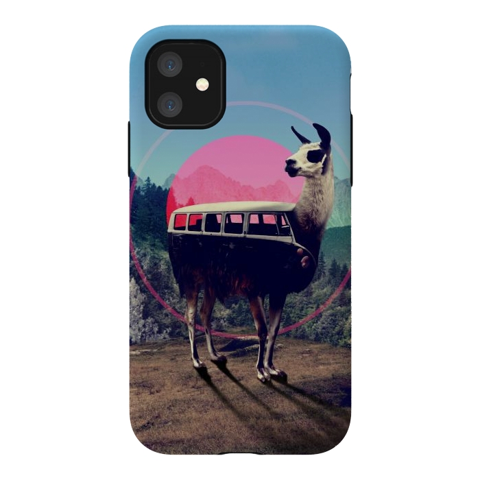iPhone 11 StrongFit Llama Van by Ali Gulec