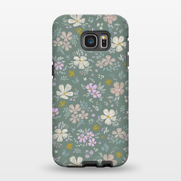 Galaxy S7 EDGE StrongFit Spring Bouquet by Tishya Oedit