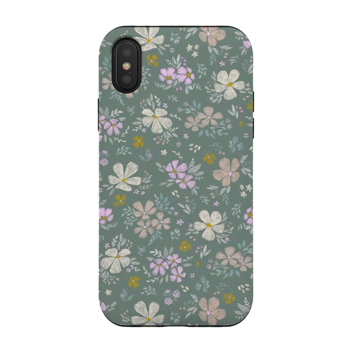 iPhone Xs / X StrongFit Spring Bouquet by Tishya Oedit