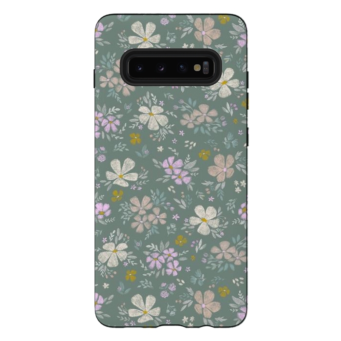 Galaxy S10 plus StrongFit Spring Bouquet by Tishya Oedit