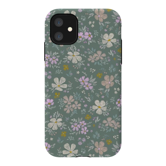 iPhone 11 StrongFit Spring Bouquet by Tishya Oedit