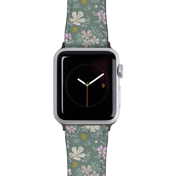 Watch 38mm / 40mm Strap PU leather Spring Bouquet by Tishya Oedit