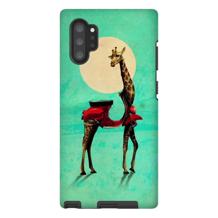Galaxy Note 10 plus StrongFit Giraffe Scooter by Ali Gulec