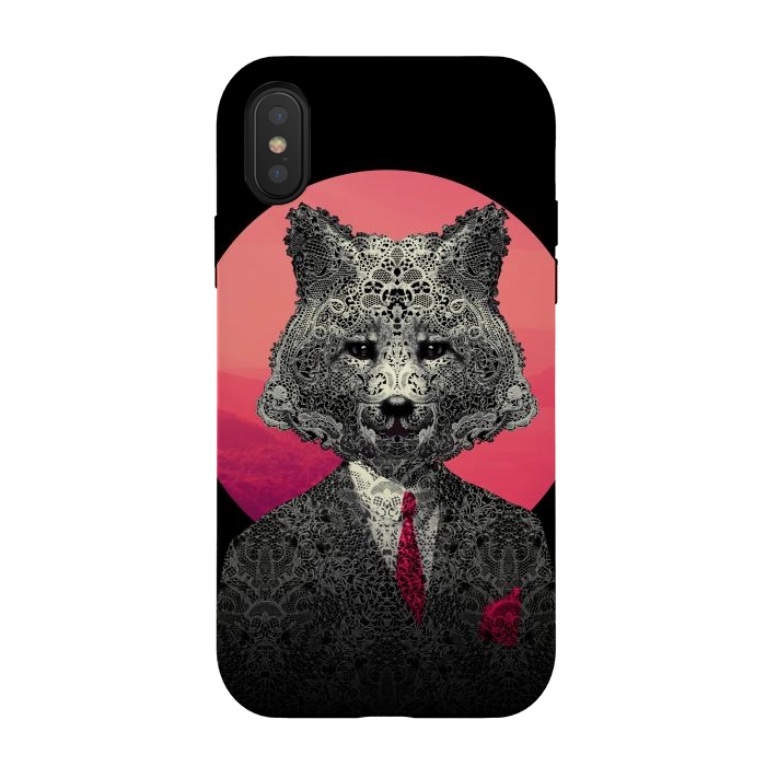iPhone Xs / X StrongFit Mr. Fox by Ali Gulec