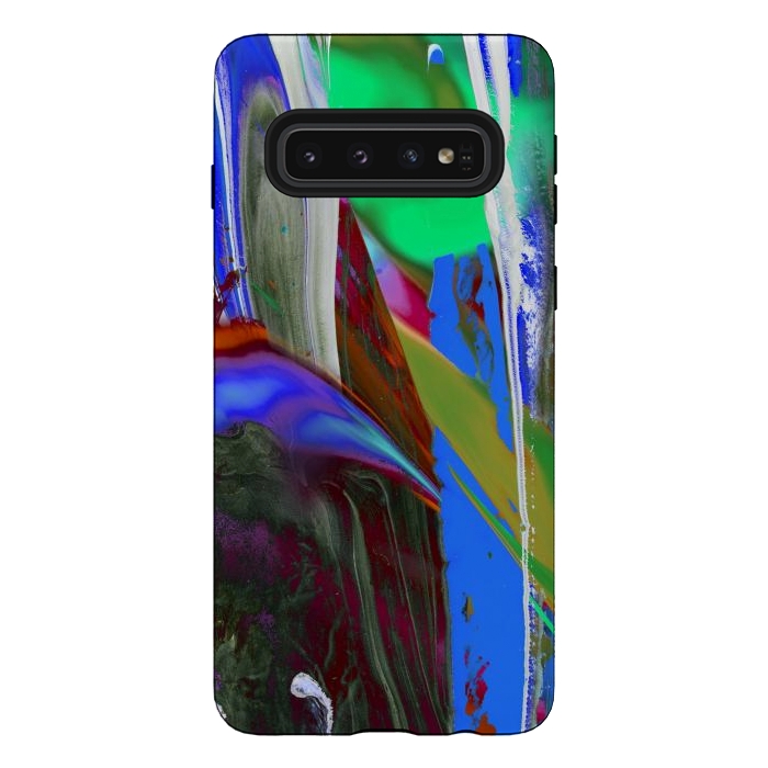 Galaxy S10 StrongFit Paint splash  by Josie