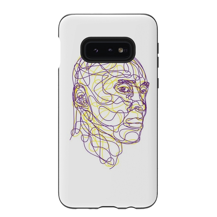 Galaxy S10e StrongFit Kobe Bryant - Art Tribute to a Legend by Mitxel Gonzalez