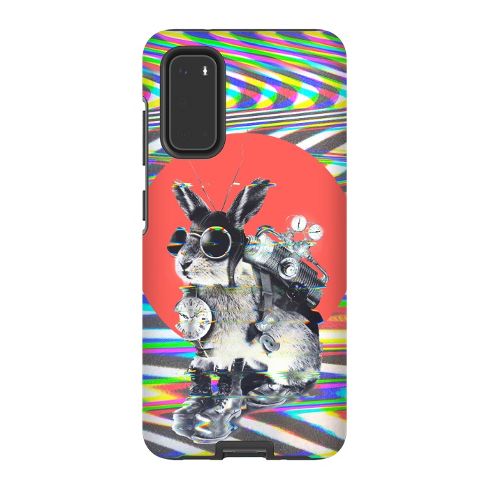 Galaxy S20 StrongFit Time Traveler Bunny by Ali Gulec