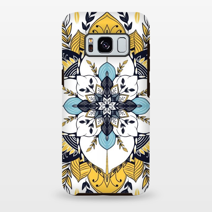 Galaxy S8 plus StrongFit Stained Glass Boho by Rose Halsey