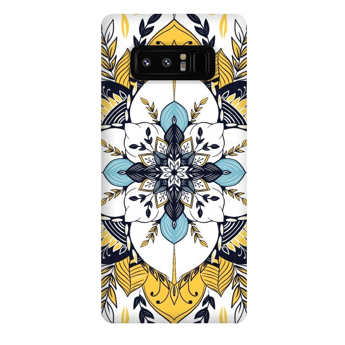Galaxy Note 8 StrongFit Stained Glass Boho by Rose Halsey