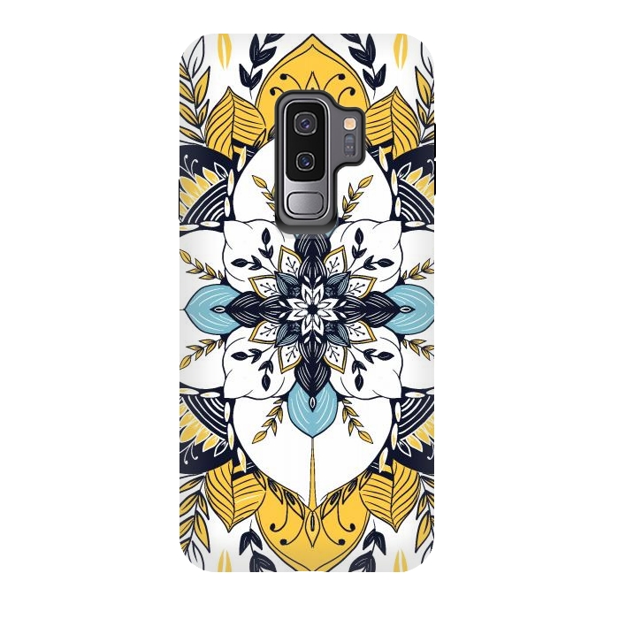 Galaxy S9 plus StrongFit Stained Glass Boho by Rose Halsey