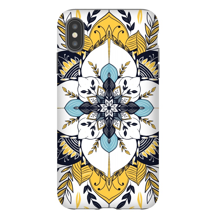 iPhone Xs Max StrongFit Stained Glass Boho by Rose Halsey