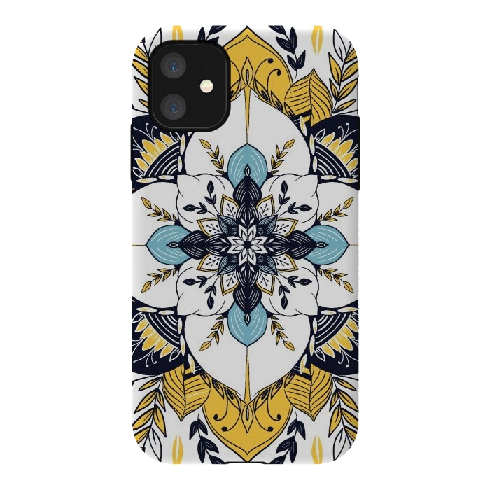 iPhone 11 StrongFit Stained Glass Boho by Rose Halsey