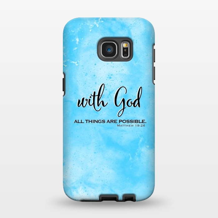 Galaxy S7 EDGE StrongFit With God by Jms