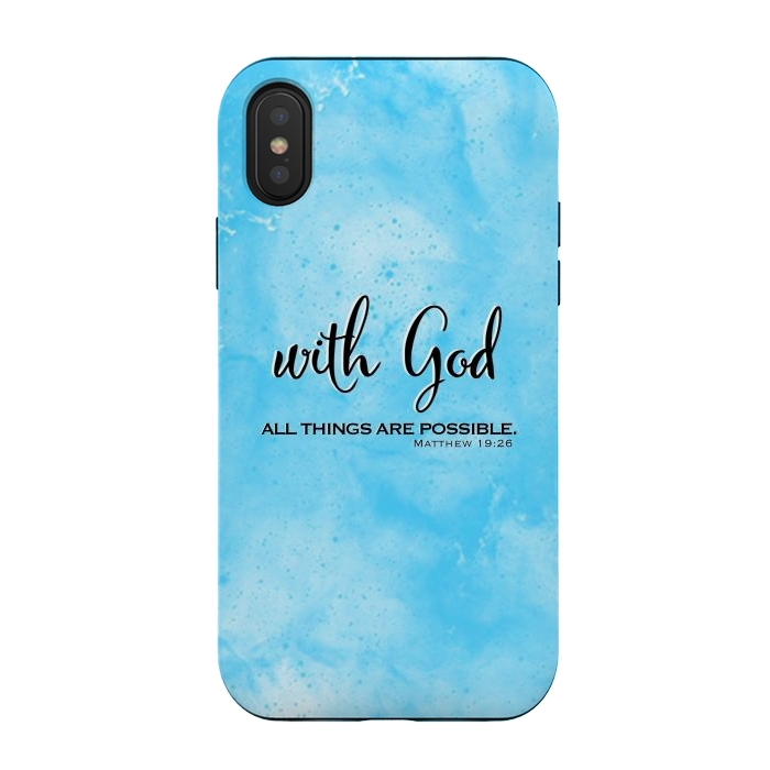 iPhone Xs / X StrongFit With God by Jms