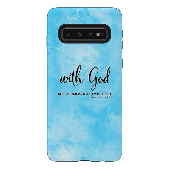 Galaxy S10 StrongFit With God by Jms