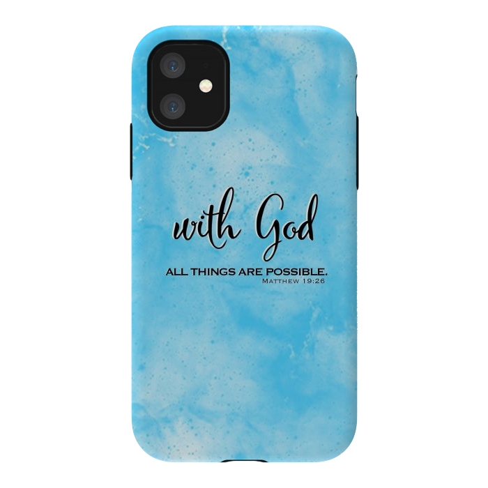 iPhone 11 StrongFit With God by Jms