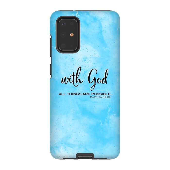 Galaxy S20 Plus StrongFit With God by Jms