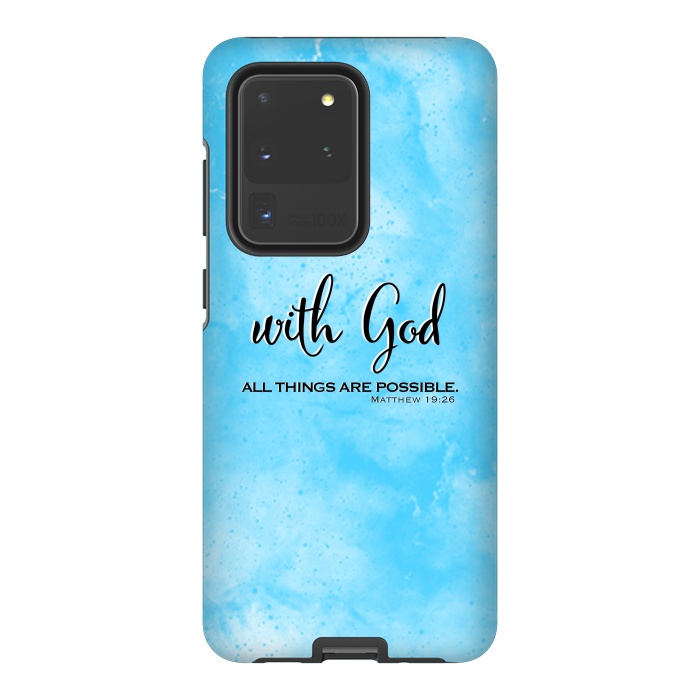 Galaxy S20 Ultra StrongFit With God by Jms