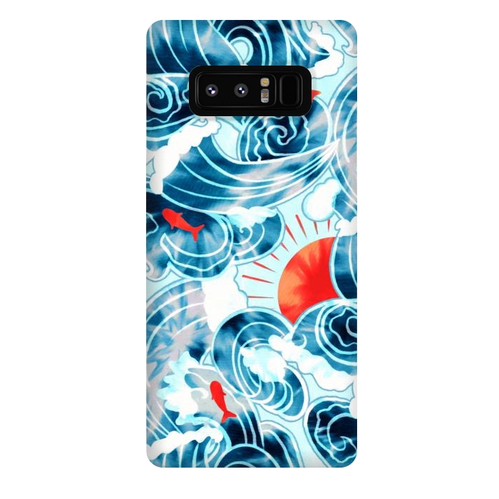Galaxy Note 8 StrongFit Ocean Tide Dye  by Tigatiga