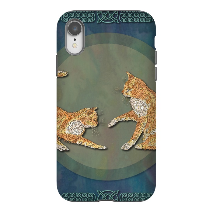 iPhone Xr StrongFit Ginger Cats by Lotti Brown