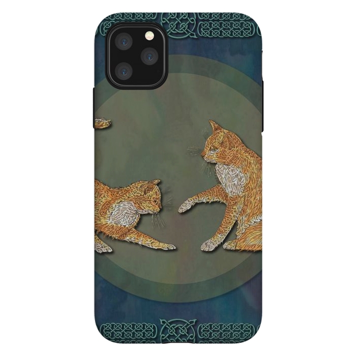 iPhone 11 Pro Max StrongFit Ginger Cats by Lotti Brown