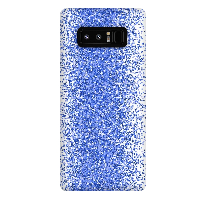 Galaxy Note 8 StrongFit Blue Sparkles by Martina
