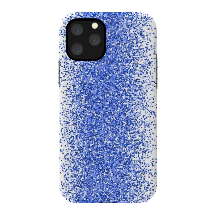 iPhone 11 Pro StrongFit Blue Sparkles by Martina