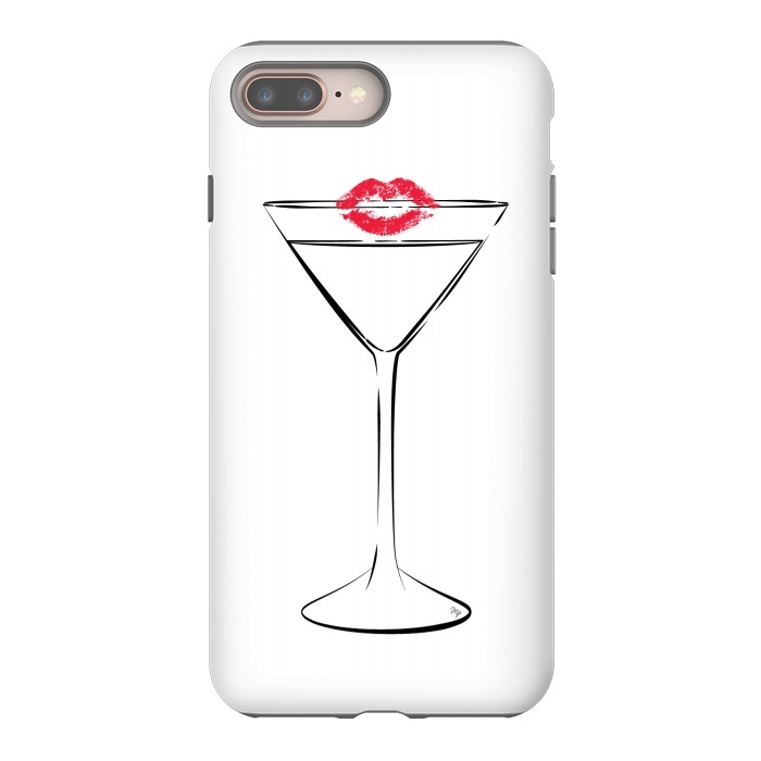 iPhone 7 plus StrongFit Martini Kiss by Martina