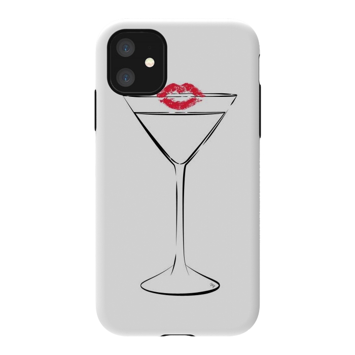 iPhone 11 StrongFit Martini Kiss by Martina