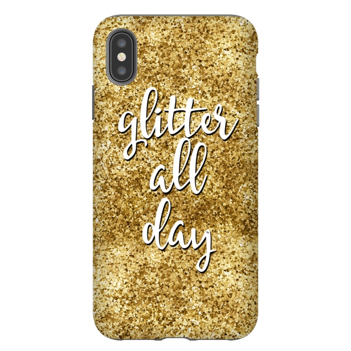 iPhone Xs Max StrongFit Glitter all Day by Martina