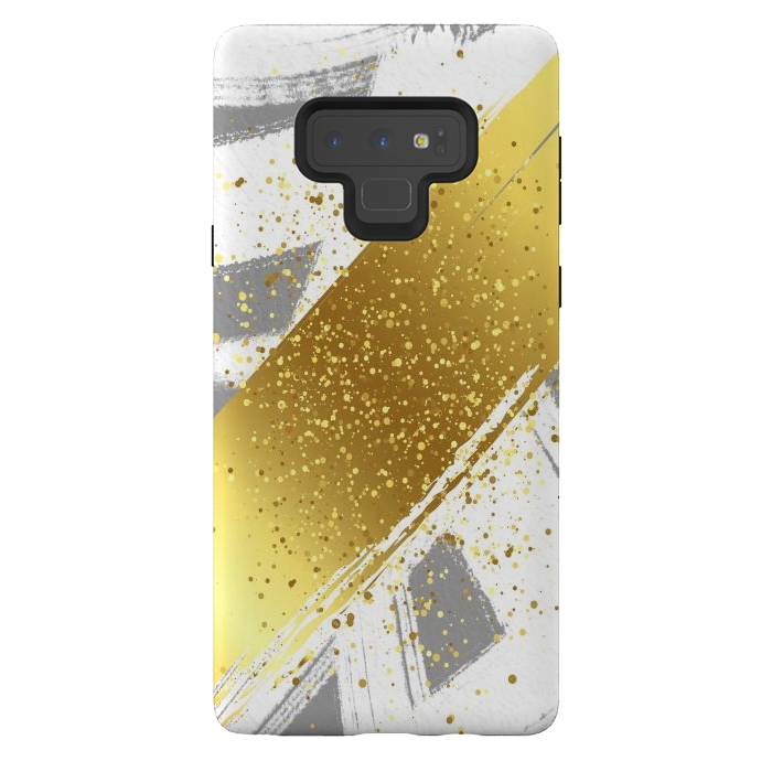 Galaxy Note 9 StrongFit Golden Paint by Martina