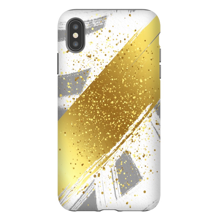 iPhone Xs Max StrongFit Golden Paint by Martina