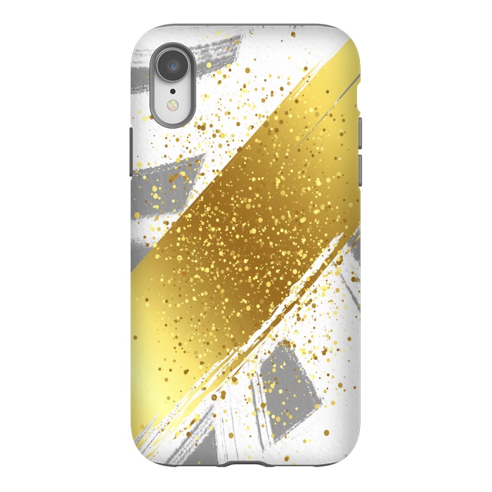 iPhone Xr StrongFit Golden Paint by Martina