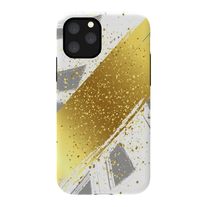 iPhone 11 Pro StrongFit Golden Paint by Martina
