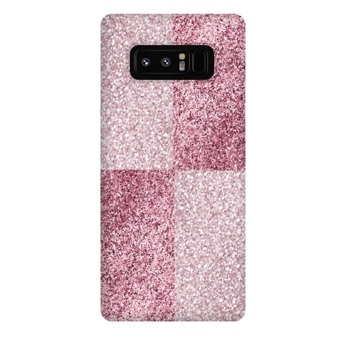 Galaxy Note 8 StrongFit Pink Glitter by Martina