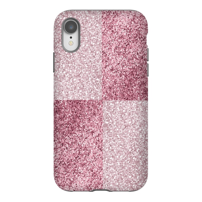 iPhone Xr StrongFit Pink Glitter by Martina