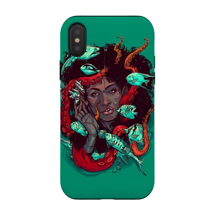 iPhone Xs / X StrongFit Ariel 2 by Draco
