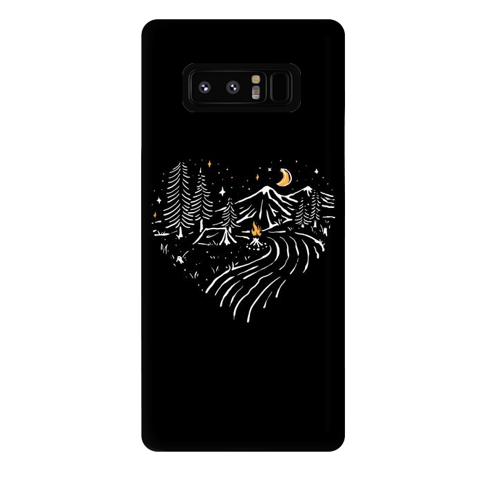 Galaxy Note 8 StrongFit Camping in Love by Afif Quilimo