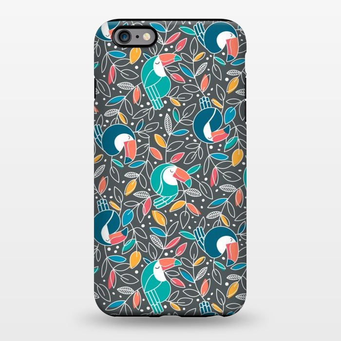 iPhone 6/6s plus StrongFit Tossed Toucan by gingerlique