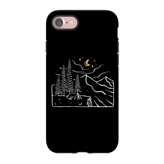 iPhone 7 StrongFit Night Cliffs by Afif Quilimo