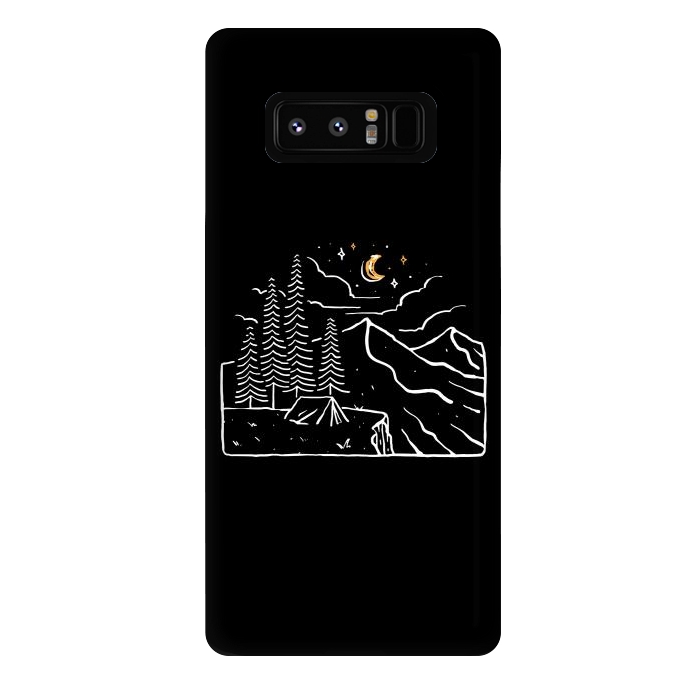Galaxy Note 8 StrongFit Night Cliffs by Afif Quilimo