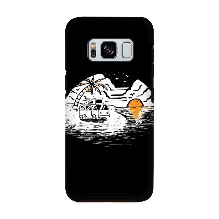 Galaxy S8 StrongFit Van Beach by Afif Quilimo