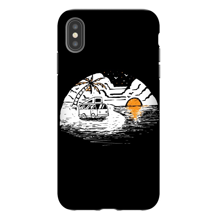 iPhone Xs Max StrongFit Van Beach by Afif Quilimo