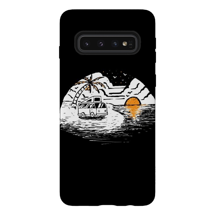 Galaxy S10 StrongFit Van Beach by Afif Quilimo