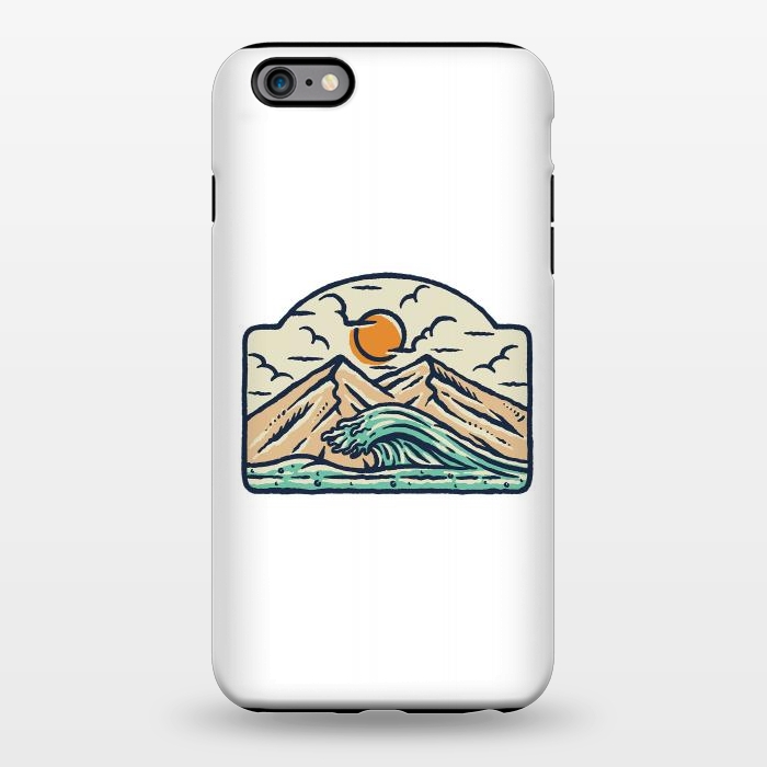 iPhone 6/6s plus StrongFit Mountain and Wave by Afif Quilimo