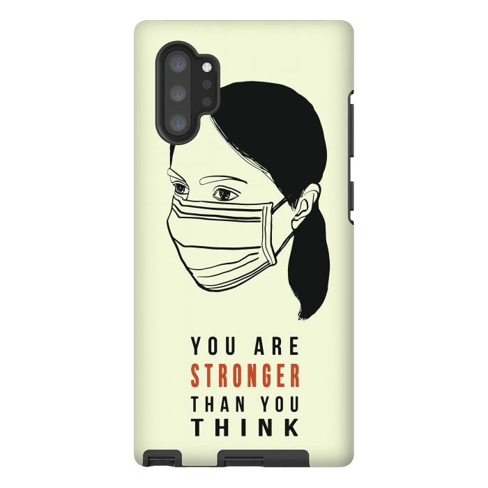 Galaxy Note 10 plus StrongFit You are strong motivational coronavirus pandemic by Oana 