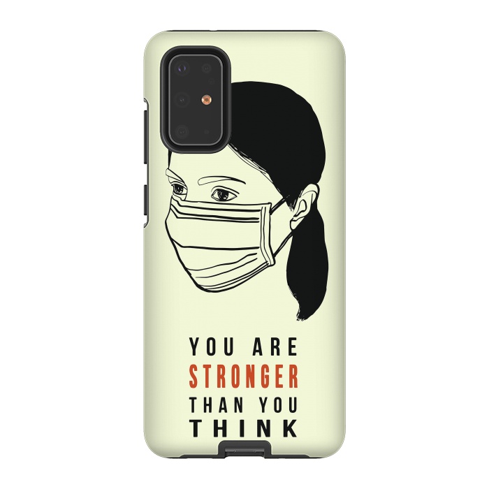 Galaxy S20 Plus StrongFit You are strong motivational coronavirus pandemic by Oana 