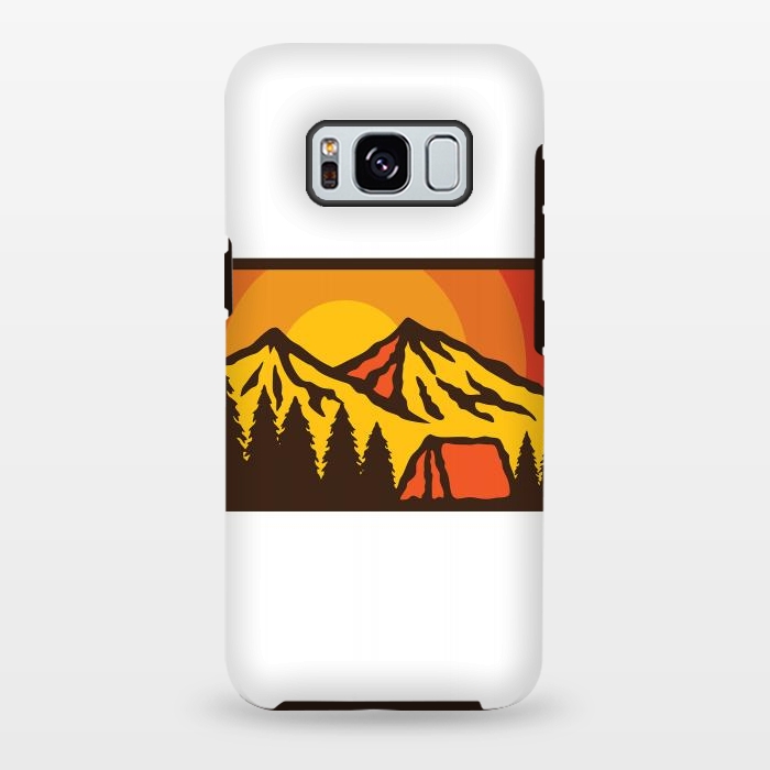 Galaxy S8 plus StrongFit Camping Sunrise by Afif Quilimo